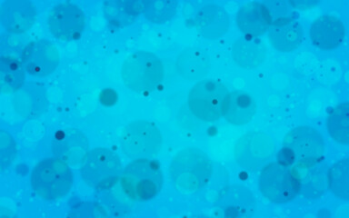 Abstract blue background with bokeh