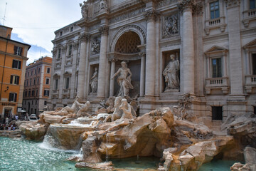 Foto de la Fontana de Trevi en Roma, Italia