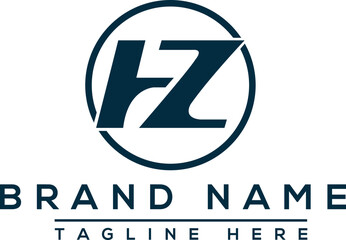 Logo design letter HZ . Elegant modern. Vector template. - obrazy, fototapety, plakaty