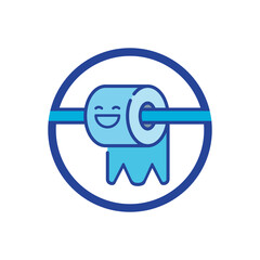 Happy Toilet Paper Logo