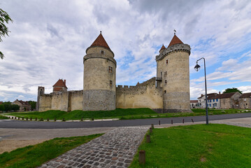 Fototapeta na wymiar Frankreich - Blandy - Burg Blandy-les-Tours