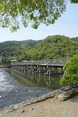 嵐山渡月橋　京都市右京区