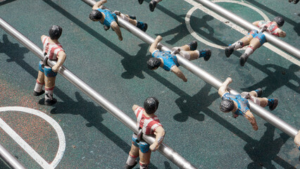 Figuras de futbolín © Darío Peña