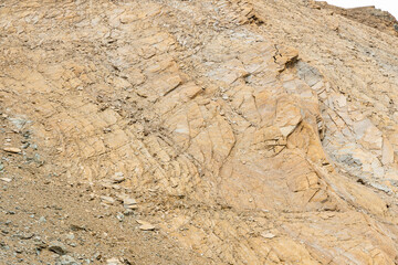 Excursion to the Gran Paradiso in the Alps. Search for rocks, minerals and precious stones. Study of the surface of rocks with sedimented debris over time. Lunar landscape, Martian landscape.