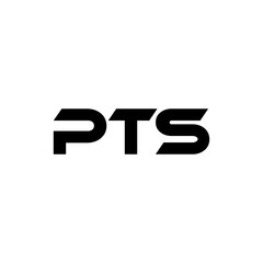 PTS letter logo design with white background in illustrator, vector logo modern alphabet font overlap style. calligraphy designs for logo, Poster, Invitation, etc.