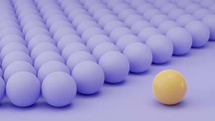 Abstract Very Peri Sphere Background. 3d Geometric Shape Illustration