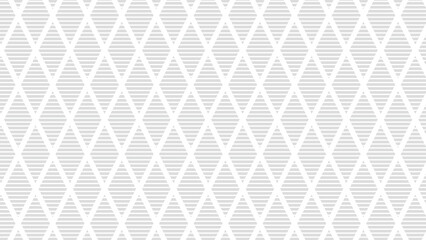 グレーの菱形ストライプパターン　16：9