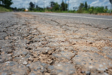 pothole road from long service life