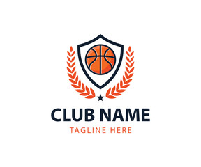 Basketball Logo Design Vector. Sports Logo Design Template
