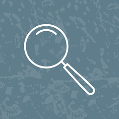 Unique Magnifier Vector Icon