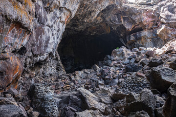 Exploring the caves at Craters of the Moon National Monument & Preserve