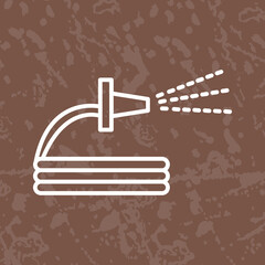 Unique Spraying Water Vector Icon