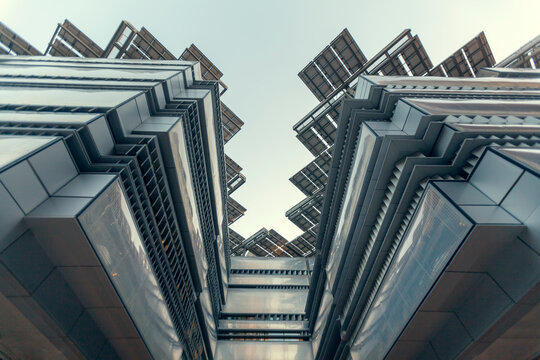 Futuristic architecture of Masdar city. Sustainable environment, solar energy project.