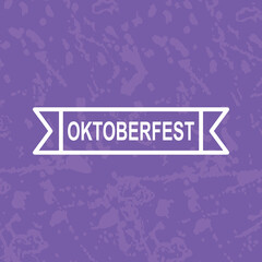 Oktoberfest Banner Icon
