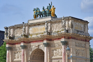 Fototapeta na wymiar Paris; France - may 31 2022 : the Louvre