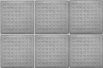 seamless texture of gray soviet tiles