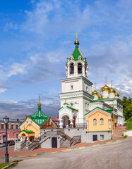 Fototapeta na wymiar Church of St. John the Baptist, 15th century. Nizhny Novgorod, Russia.