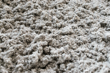 Close shot of eco friendly cellulose insulation filling