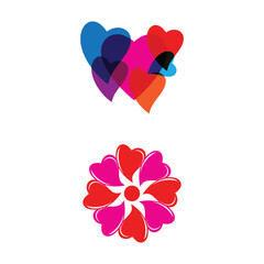 Beauty Love Vector icon illustration design Template