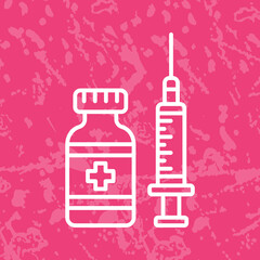 Fototapeta premium Vaccine Icon