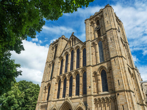 Ripon Cathedral in summer, Ripon, Yorkshire, England, United Kingdom