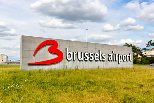 Logo Of Brussels Airport In Belgium