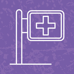 Fototapeta premium Signboard Icon