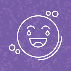 Obraz premium Loughing Icon