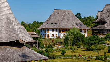 The Barsana Monastery in the Maramures in Romania	