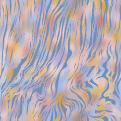 Colorful seamless pattern. Hand drawn graphic print with abstract lines