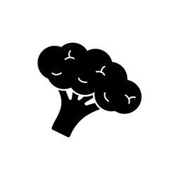 Cauliflower vector icon line solid black. EPS 10.. Vegetable flat illustration.. Farm market product. Vegetarian food... Fresh healthy organic food... Crop concept for vegan. Isolated on white