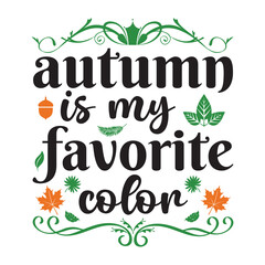 Fototapeta premium Autumn SVG Design