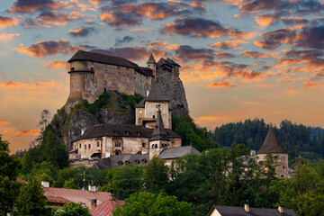 The Orava Castle in Slovakia	