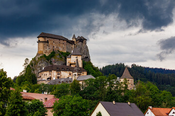 Fototapeta na wymiar The Orava Castle in Slovakia 