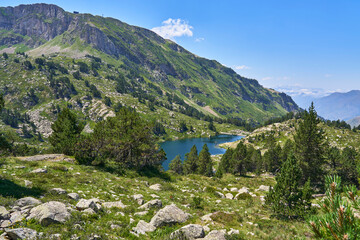 Panorama sobre el Lago de Baciver (Valle de Arán)