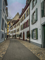 Fototapeta na wymiar Pintoresca ciudad de Basilea, en Suiza.