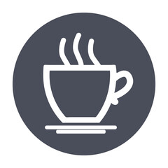 Herbal Tea Flat & Line Icon