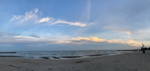 beach at sunset