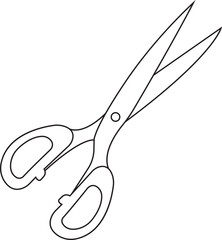 Scissor Line Art
