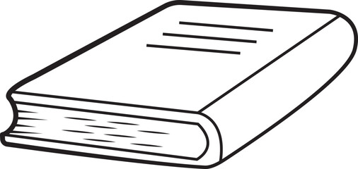 Naklejka premium illustration of a book