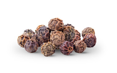 Peppercorn isolated on white