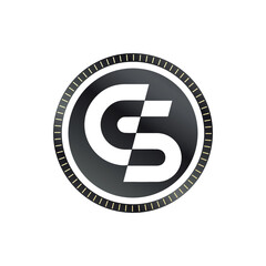 Combined Written C And S Logo Design