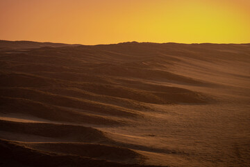 Fototapeta na wymiar Sunset at Namib Desert in Namibia, Africa