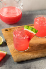 Cold Refreshing Watermelon Agua Fresca