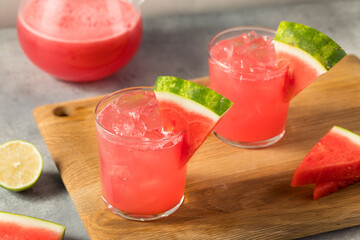 Cold Refreshing Watermelon Agua Fresca