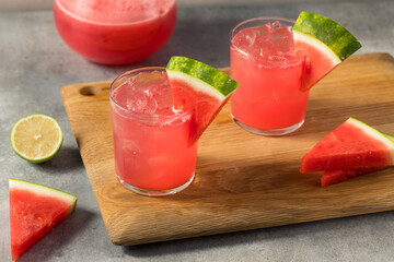 Cold Refreshing Watermelon Agua Fresca