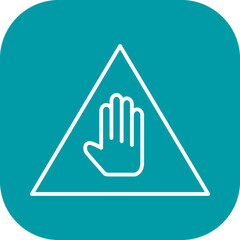 Obraz premium Unique Warning Vector Icon