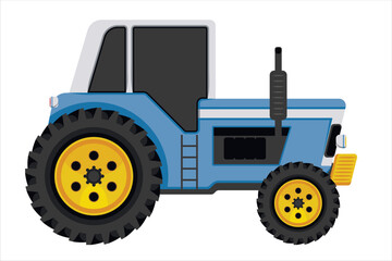 Farm tractor ISOLATED, agricultural machinery

