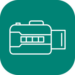 Unique Open Camera Vector Icon