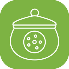 Cookie Jar Vector Icon
